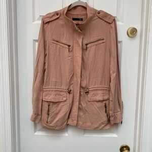 Max Jeans Blush Utility Jacket - M